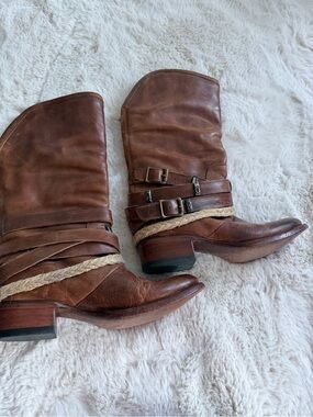 Free bird by Steven DROMe Beige Leather Insole Stamp